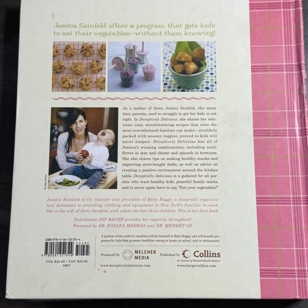 Jessica‎ Seinfeld Deceptively Delicious Cookbook Kids Recipes Spiral
